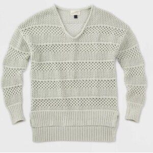 NWT Universal Thread Mint Crewneck Mesh Pullover